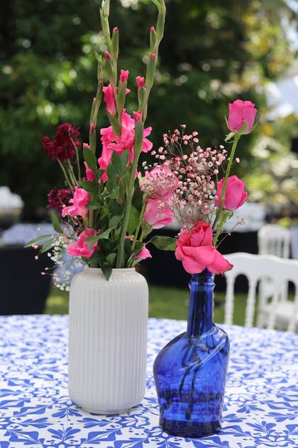Floral detail and Tablescape — Brunch decor — Taj Exotica